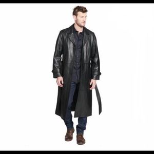 Wilsons Leather Belted Trench Coat